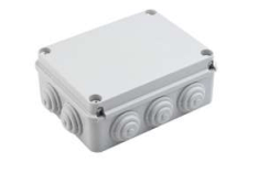 Scatola di derivazione Rosi - da parete con passacavi e coperchio a vite 100X100X50