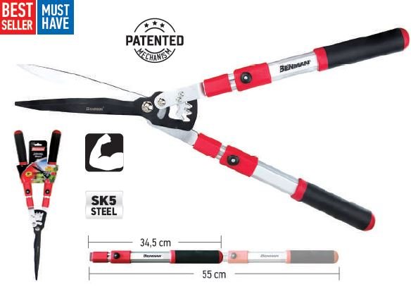 Cortasetos telescópico Benman