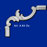 Angolo in gesso mod.A64