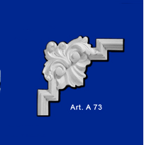 Angolo in gesso mod.A73