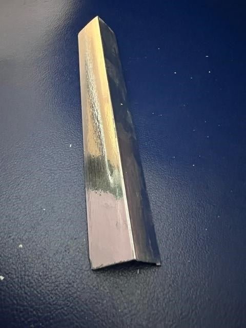 Paraspigolo angolare liscio Silver in PVC 20X20X2700