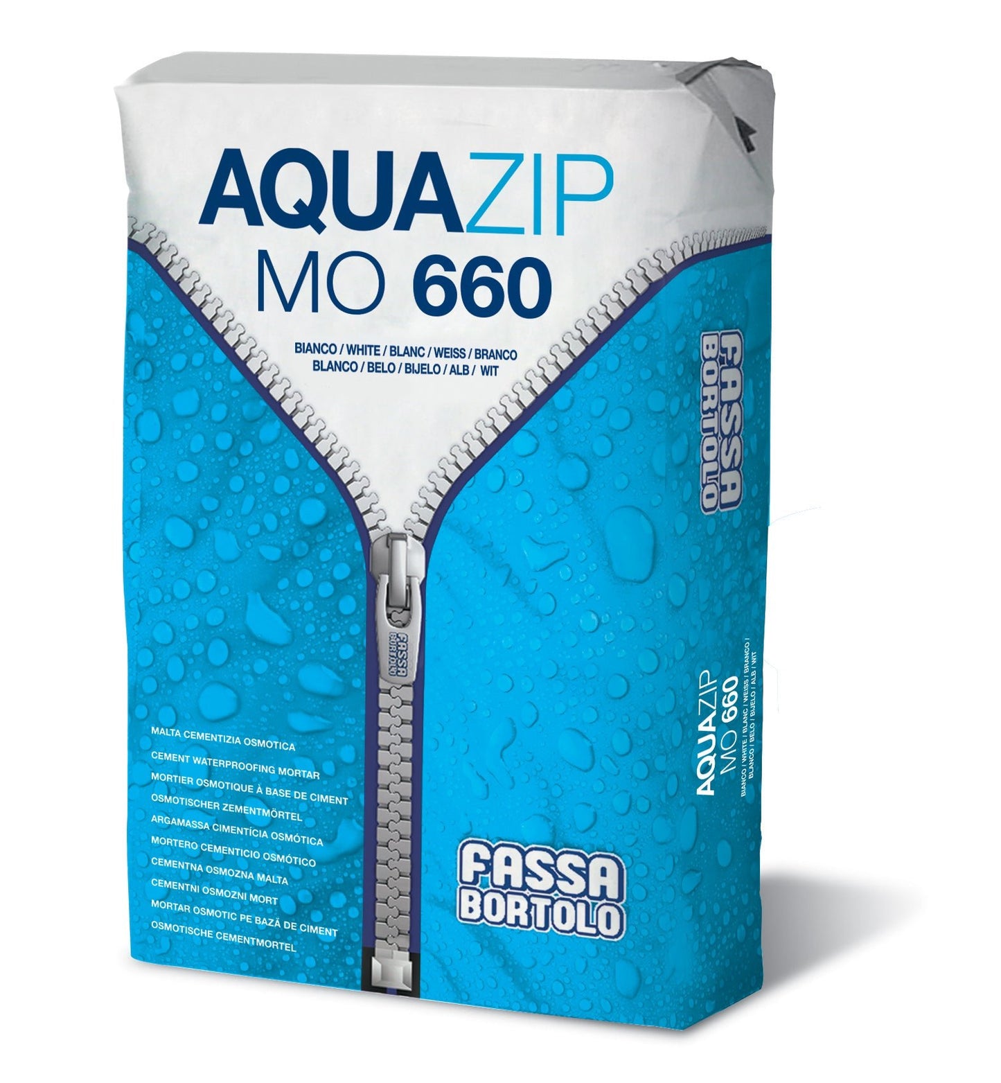 Malta cementizia monocomponente osmotica AQUAZIP MO 660 grigio 25 kg