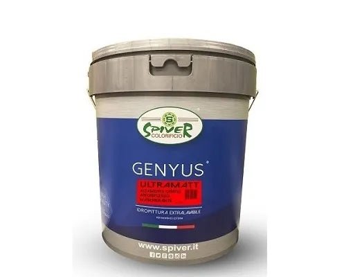 GENYUS ULTRAMATT Pittura professionale superlavabile extra qualità Spiver