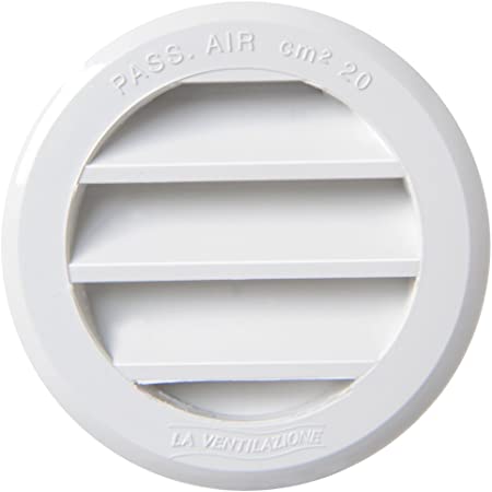 Griglia tonda da incasso bianca diametro 60 T63RB