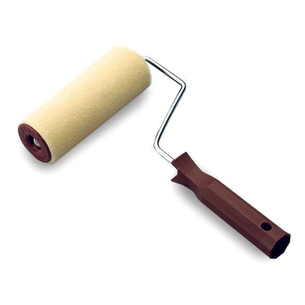 Rodillo esmaltado T4 Ø 43 con mango de 24 cm