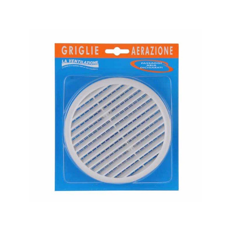Griglia tonda bianca con rete T12RX