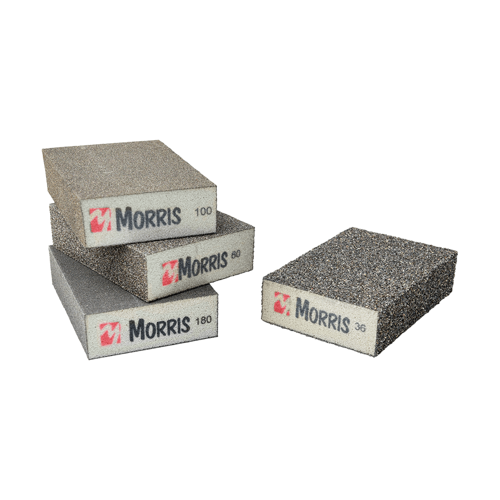 Spugna abrasivi a 4 lati grana 100 Morris