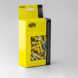 Tassello a espansione "con collarino"in nylon ø 6 x 38 mm Akifix