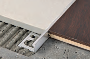 Proterminal - profilo in alluminio a forma di “L” in alluminio 2,7 m