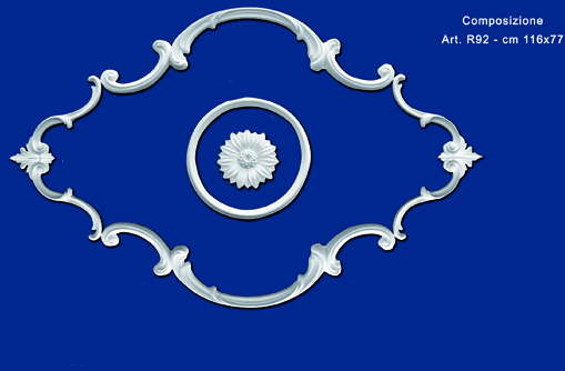 Roseta de yeso mod.R92
