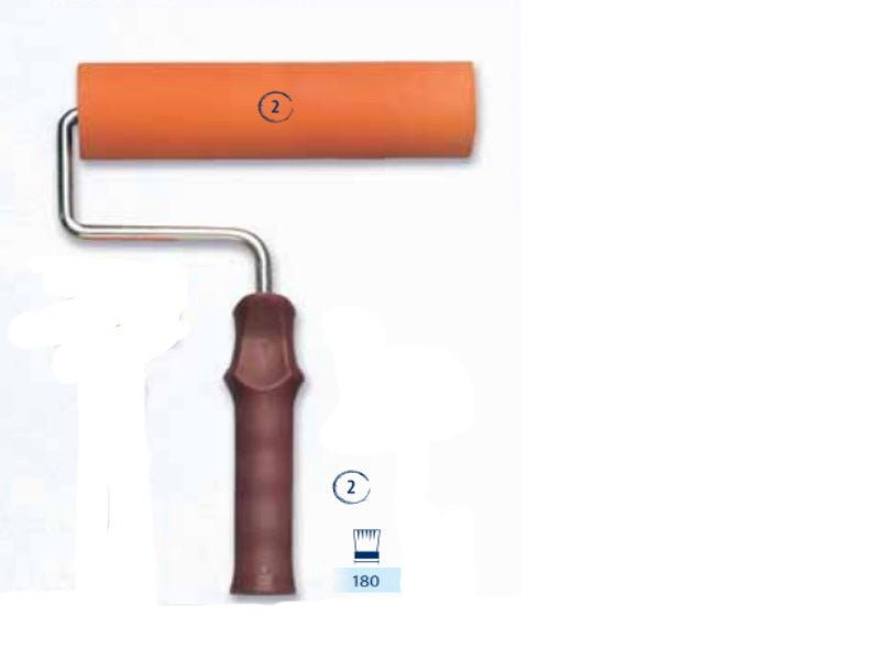 Rodillo de goma de 180 mm para tapicería
