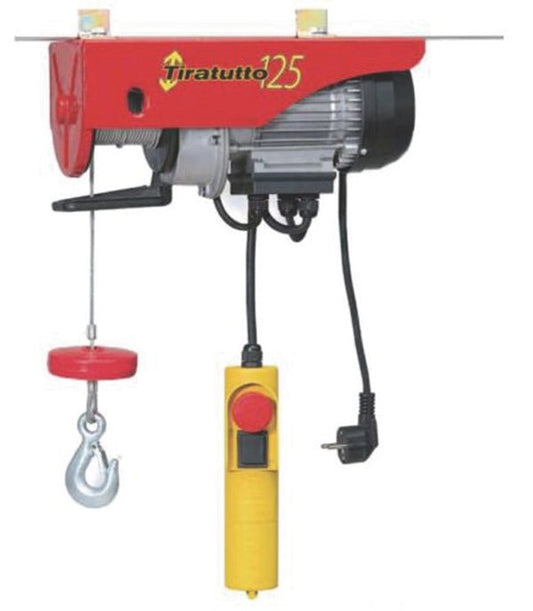 Montacarichi elevatore elettrico professionale tiratutto TT125