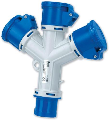 Moltiplicatore mobile Rosi a 3 uscite IP44