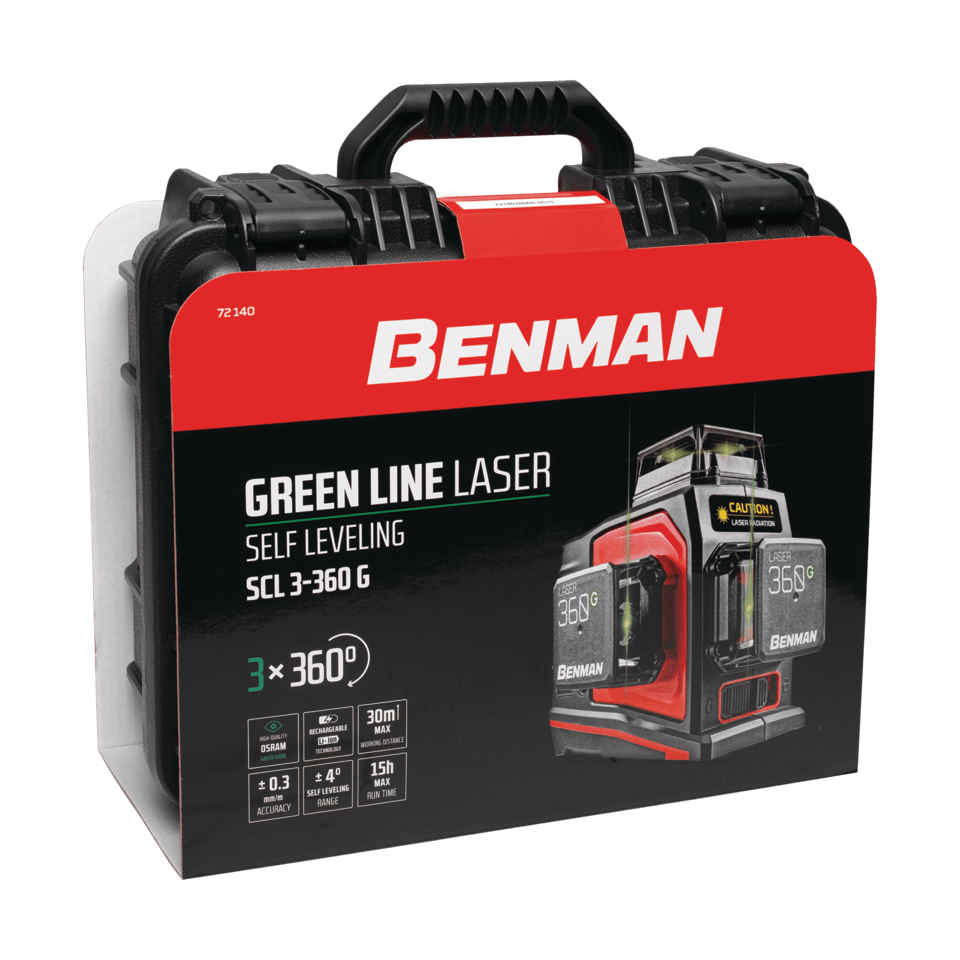 LIVELLA LASER AUTOLIVELLANTE 3x360°, SCL 3-360 G