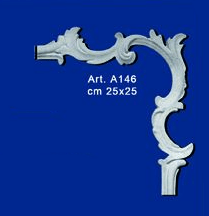 Angolo in gesso mod.A146
