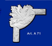 Angolo in gesso mod.A71