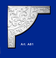 Angolo in gesso mod.A81