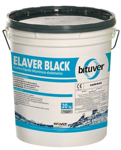 Pasta tixotrópica bituminosa a base de agua - Elaver Negro 5 kg 