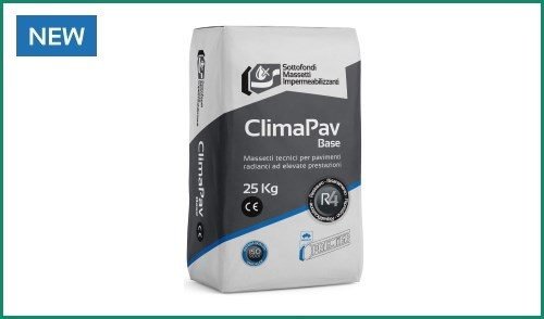 Climapav base massetto termico cementizio