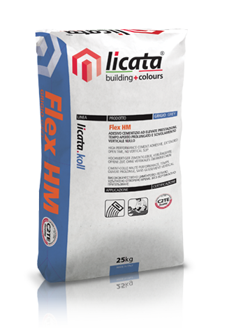 Colla per piastrelle FLEX HM adesivo cementizio 25 KG – Licata