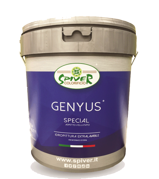 GENYUS SPECIAL pittura extralavabile effetto vellutato – Spiver