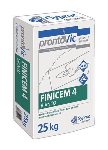 Rasante Finicem 4 base cemento bianco 25 kg
