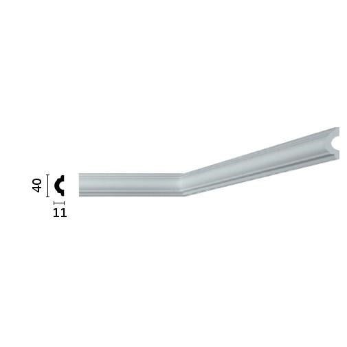 Cornice in polistirene 17x40x2000mm
