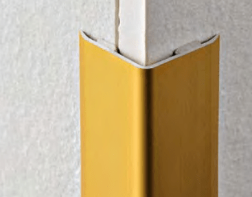 Perfil de aluminio anodizado Proedge Al - 2,7 m Progress - con adhesivo, dorado