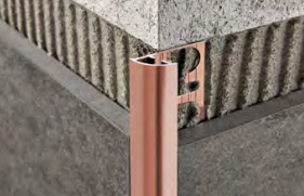 Projolly - profilo arrotondato in alluminio brillantato 2,7 m Progress