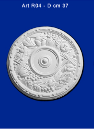 Roseta de yeso mod.R04