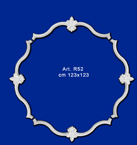 Roseta de yeso mod.R52