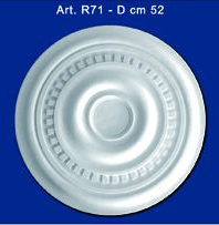 Roseta de yeso mod.R71