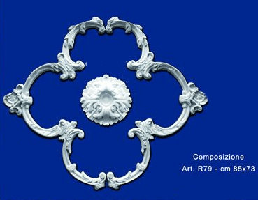 Roseta de yeso mod.R79