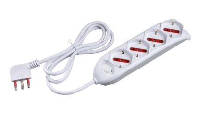 Multipresa Emilia 4PR 16A 250V