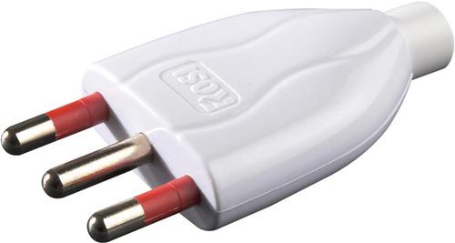 Spina mobile Emilia Rosi 16A 2P+T 250V bianca