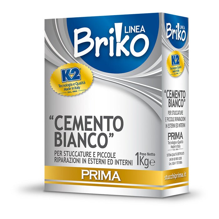 Cemento bianco 1 kg linea Briko