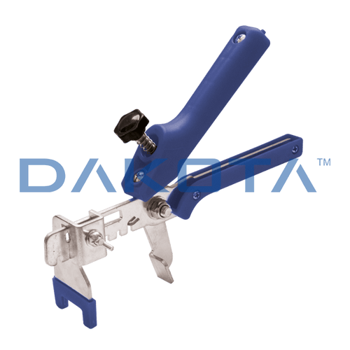 Pinza metallica per cuneo livellante blu