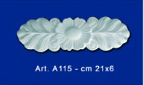 Decoro in gesso mod.A115