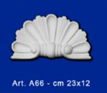 Decoro in gesso mod.A66