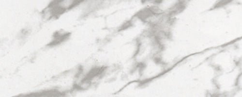 Projolly Marble - perfil redondeado en resina de vinilo marmolada no tóxica y resistente a los golpes - Blanco Carrara