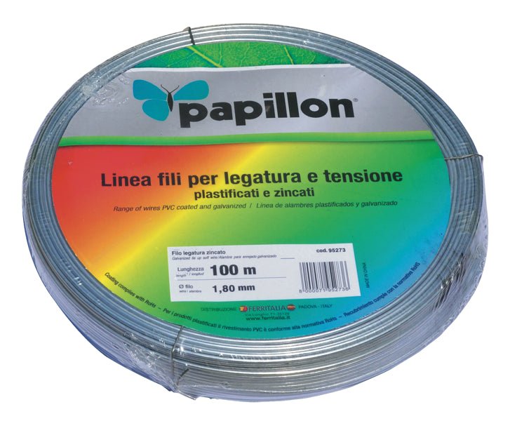 Filo zincato di legatura