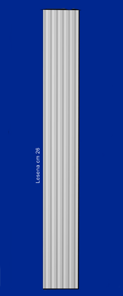 Pilastra de yeso de 26 cm