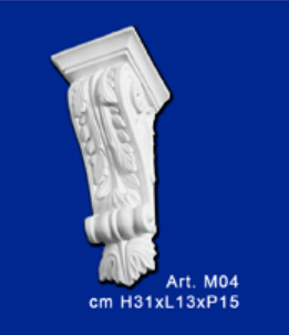 Soporte de estante de yeso mod.M04