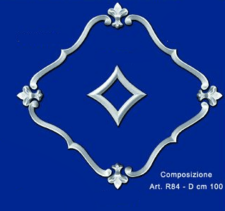 Roseta de yeso mod.R84