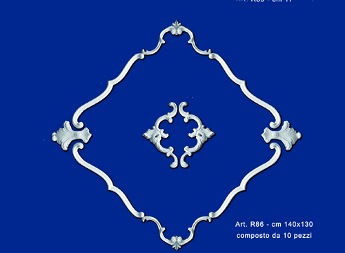 Roseta de yeso mod.R86