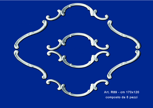 Roseta de yeso mod.R89