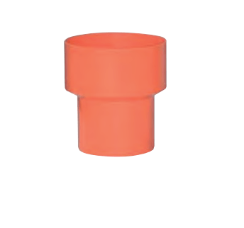 Riduzione conica concentrica arancione