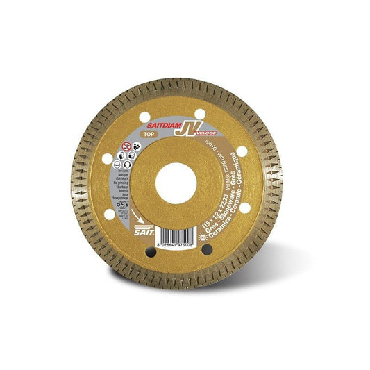 Disco diamantato da taglio Saitdiam - JV corona continua 115X1,2X22,2